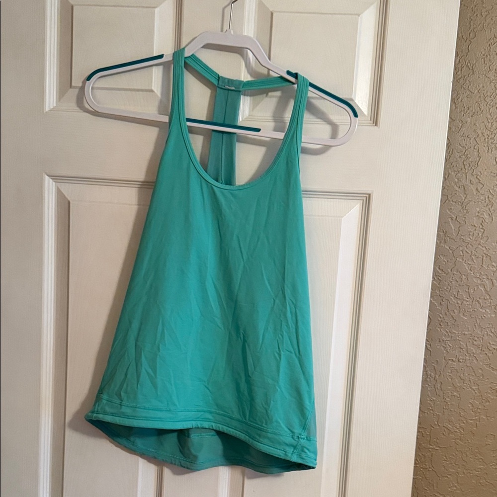 Lululemon Athletica Turquoise Tank Top